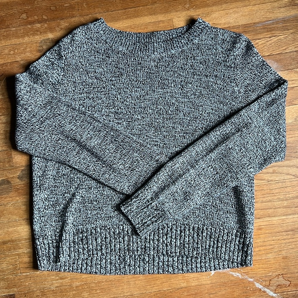 Divided B&W Sweater